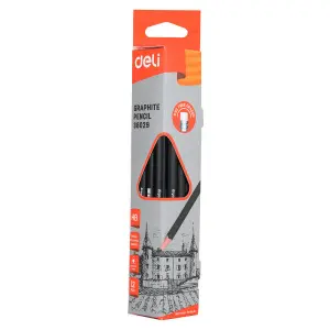 Pencil/ Delli Graphite Pencil Retail Pack of 12 pcs Pencils (1dozen)