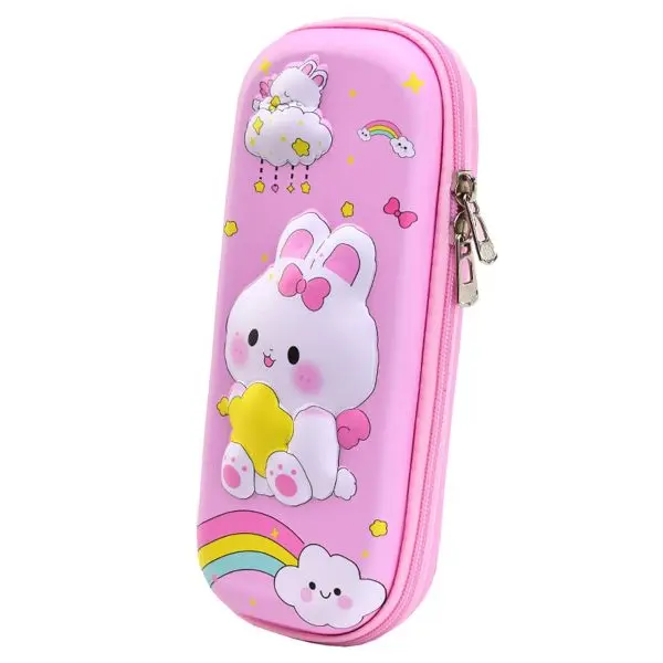 Pencil Purse/ Pink 3D Unicorn design Pencil Case - Image 5