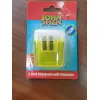 Pencil Sharpenner/ John Shen 2- Hole Pencil Sharpenner with Container