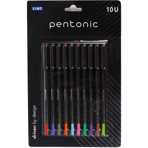 Pentonic Multicolor Ball Pen (Set Of 10 Pcs)