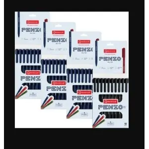 "Penzo Ball Pens – Smooth Writing Ball Pen Set of 10 pens (1packet)"