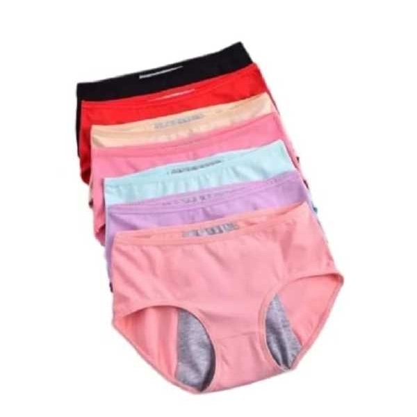 Period Panties Women 3 Set Reusable Menstrual Cups Eco-Friendly Sanitary Napkin Underwear for Women Period Proof Panties - Image 5