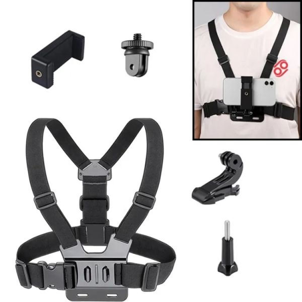 Phone Chest Mount Chest Harness Strap For All Mobile and Gopro - Image 2