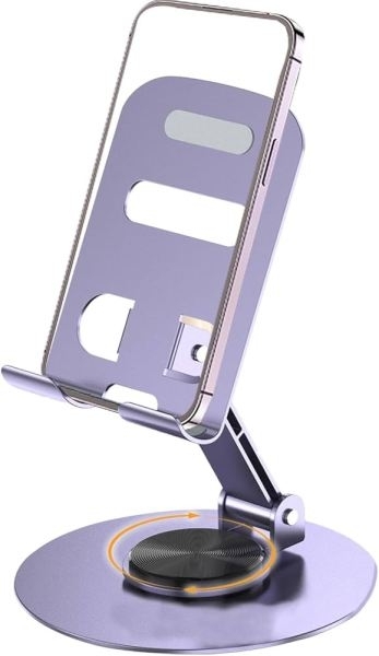 Phone Holder Stand, 360° Rotation Phone Holder, Foldable Non-slip Desk Phone Stand - Image 5