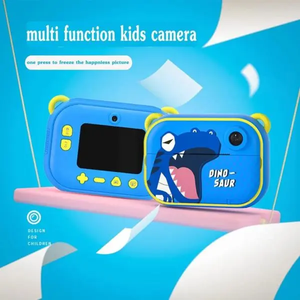 Photos Selfie Video Digital Camera with Paper Film Zero Ink Instant Print Camera for Kids - Image 4