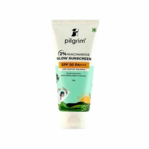 Pilgrim 2% Niacinamide Glow Sunscreen SPF 50 PA+++ 50gm