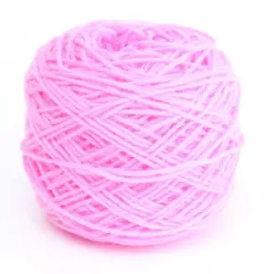 Pink Woolen Thread Knitting Yarn 35grams Ball