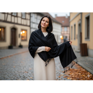 Plain Color Shawl for Women - 67cm x 182cm