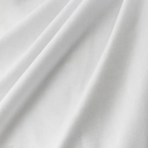 Plain white 100% Cotton fabric for hand Embroidery and painting (1 Yard) - Image 4