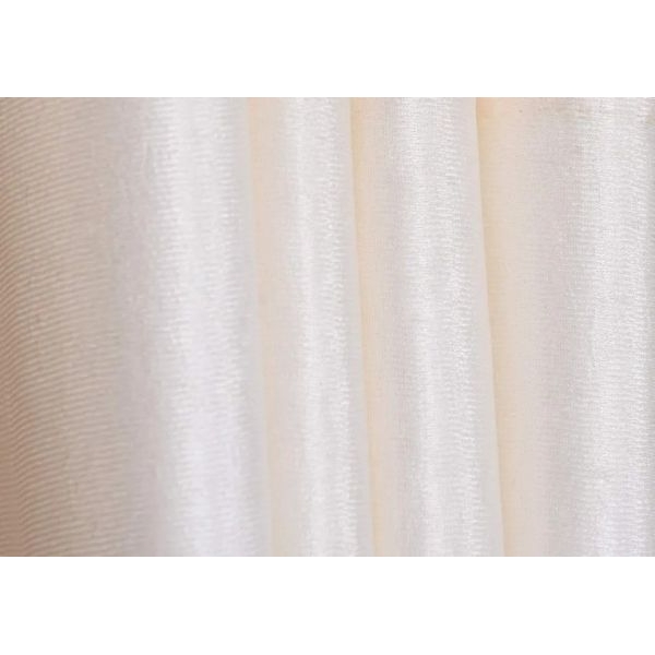 Plain Window Silk Curtain 4x7 ft – Eyelet Ring Top | Elegant Soft Fabric for Home, Bedroom & Living Room - Image 2
