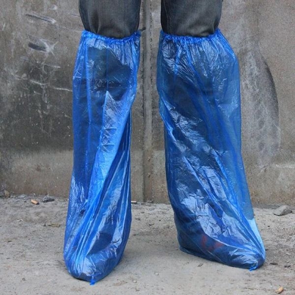 Plastic Disposable Long Shoe Covers Cleaning Galoshes Outdoor Carpet Cleaning Shoe Cover Waterproof Shoe Covers For Rainy Day - Image 5
