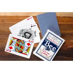 Playing Cards /Bee Casino Quality Playing Cards 1 Pack (Blue/Red)
