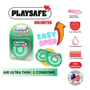 Playsafe Condom Air Ultra Thin Pack Of 2 (4 Condoms)