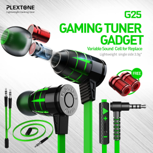 Plextone G25 Gaming Earphone 3.5mm