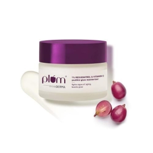 Plum 1% Resveratrol & Vitamin C Youthful Glow Moisturizer 50gm