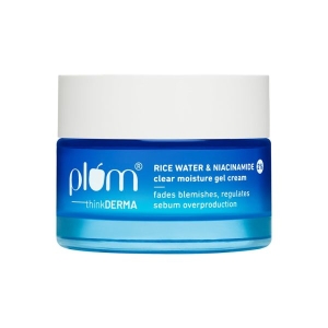 Plum 2% Niacinamide & Rice Water Super Light Gel Cream Moisturizer 50 g