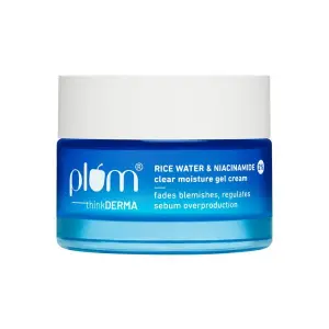 Plum 2% Niacinamide & Rice Water Super Light Gel Cream Moisturizer 50 g