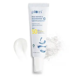 Plum 2% Niacinamide Sunscreen SPF 50 PA+++ With Rice Water 50 GM
