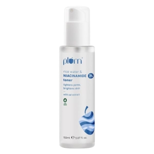 Plum 3% Niacinamide & Rice Water Face Toner, New Pack, 150ml