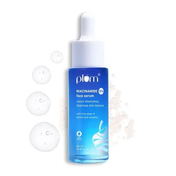 Plum 5% Niacinamide Face Serum With Rice Water And Amino Acids