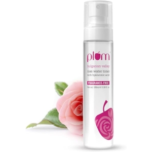 Plum Bulgarian Valley Rose Water Toner with Hyaluronic Acid & Rose Extracts Soothing for All Skin Types 100Ml