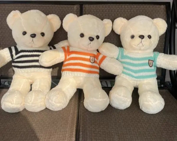 Plush Teddy Bear Stuffed Animal Bear Doll Plush Toys 50 Cm Sweater Cub Doll