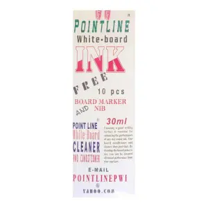 Pointline White-Board Dry-Wipe Erasable Refill Ink ( White Board Marker Refill Ink) By Mitrata