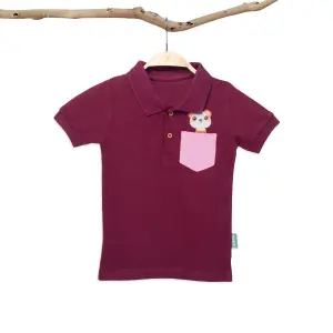 Polo T-Shirt (Brown)