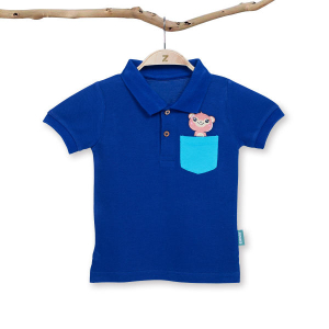 Polo T-Shirt for Boys (Blue)