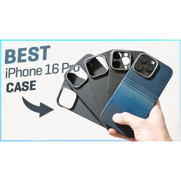 Polycarbon Super Slim Case/Pattern Back Cover Case Compatible with iPhone 13-16 Pro Max - Image 3