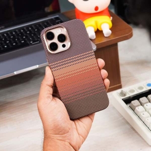 Polycarbon Super Slim Case/Pattern Back Cover Case Compatible with iPhone 13-16 Pro Max
