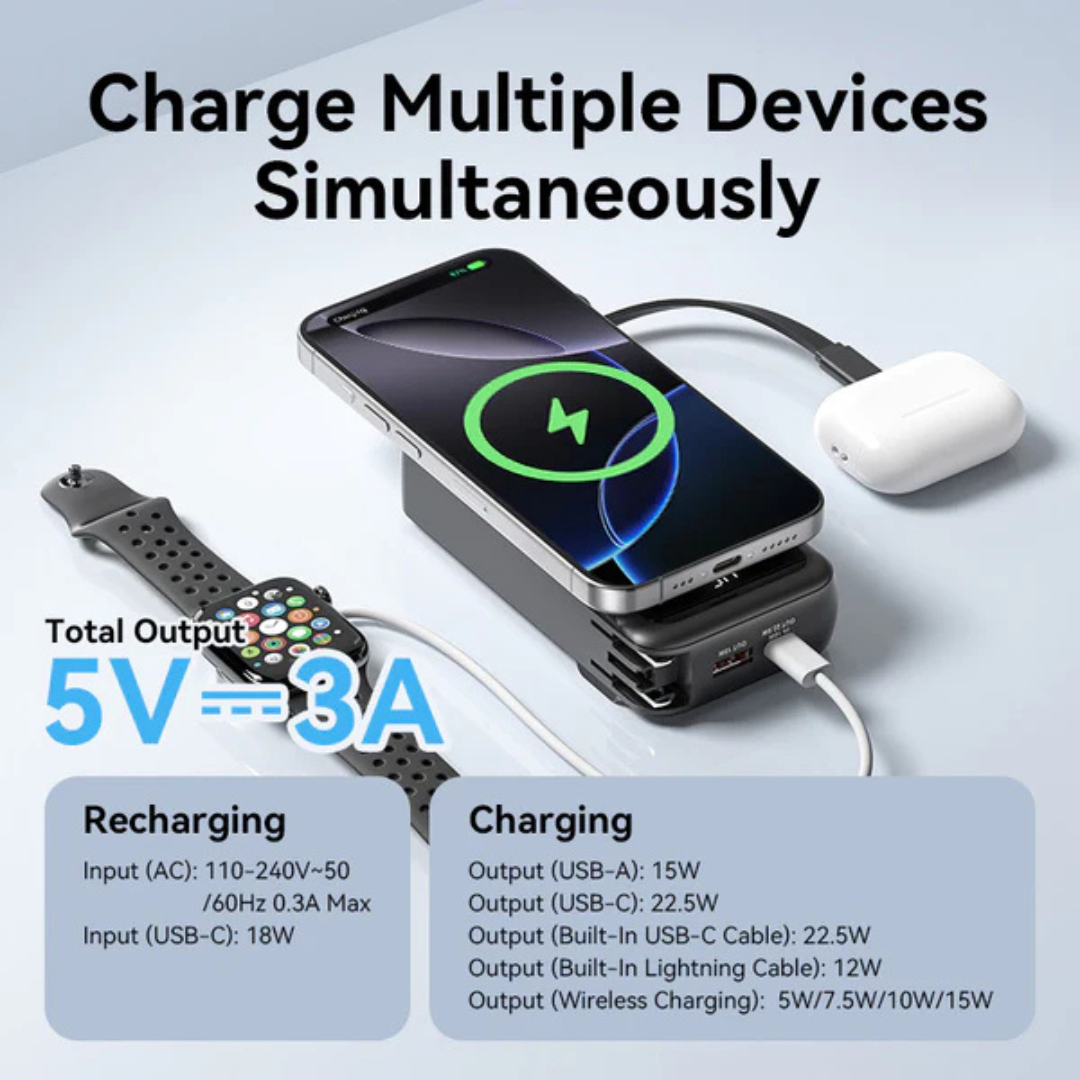 Vention 10000mAh Portable Fast Charging Power Bank - Image 7