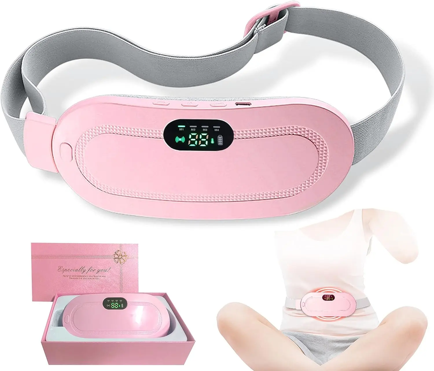Portable Cordless Heating Massage Pad