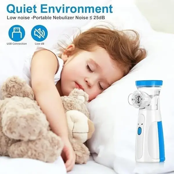 Silent and Compact Nebulizer Machine For Adult And Kids