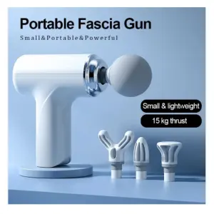 Portable Mini Massage Gun Handheld Massager for Full Body Back Neck Muscle Relaxation