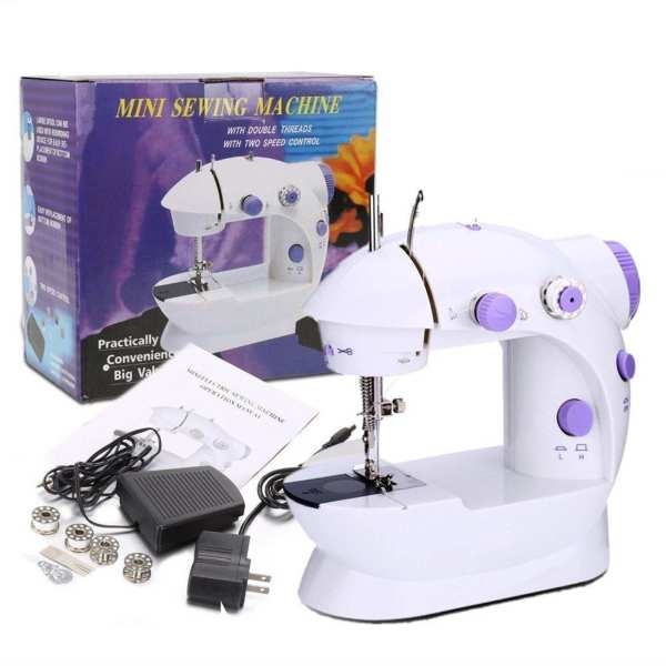 Portable Mini Sewing Machine with Foot Pedal, Two-Speed Control, and Complete Accessories Set - Image 3