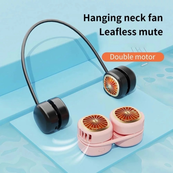 Portable Neck Fan with USB Charging - Image 2