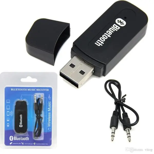 Portable USB Bluetooth Audio Music Receiver Dongle Adapter - Image 3