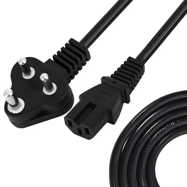 Power Cable, Indian Plug Cord For Pc
