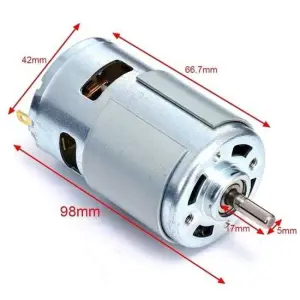 Power Motor 12v 775 Model For Mini Drill Or For Projects