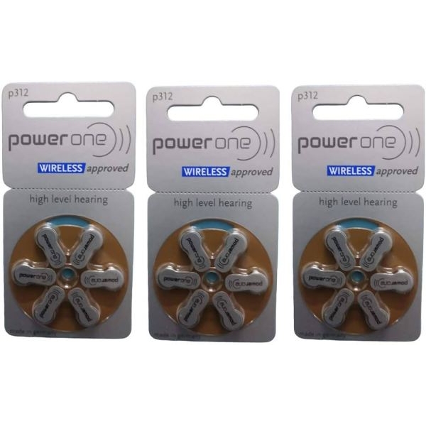Power One Wireless Highlevel Hearing Battery, P312 - Image 3
