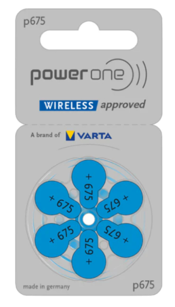 Power One Wireless Highlevel Hearing Battery, P675 - Image 3