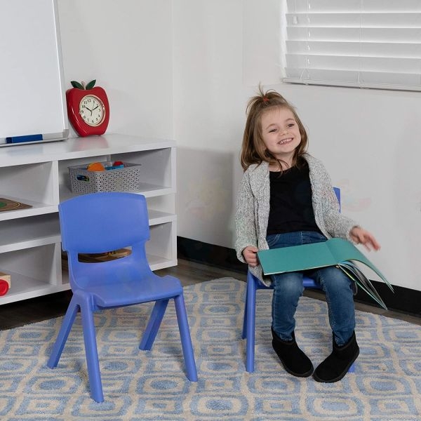 Pre- School Chair/ Plastic Kids Chair || Portable Chair for Kids || Sturdy Kids Chair for 1 Year+ |(20"* 14"*12" H*D*w) - Image 4