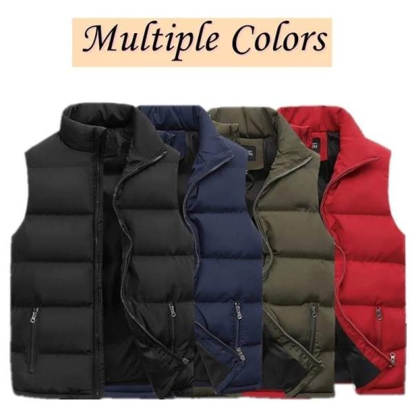Pre Winter Warm Windproof Half Sleeves Jacket For Men - Multicolor| Multisize | Fashion | Jacket For Men - Image 2