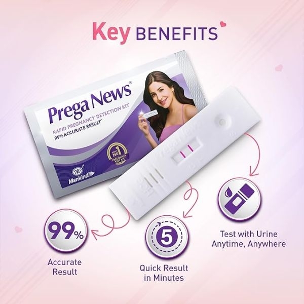 Prega News Pregnancy Test Kit Pack Of 3 - Image 3