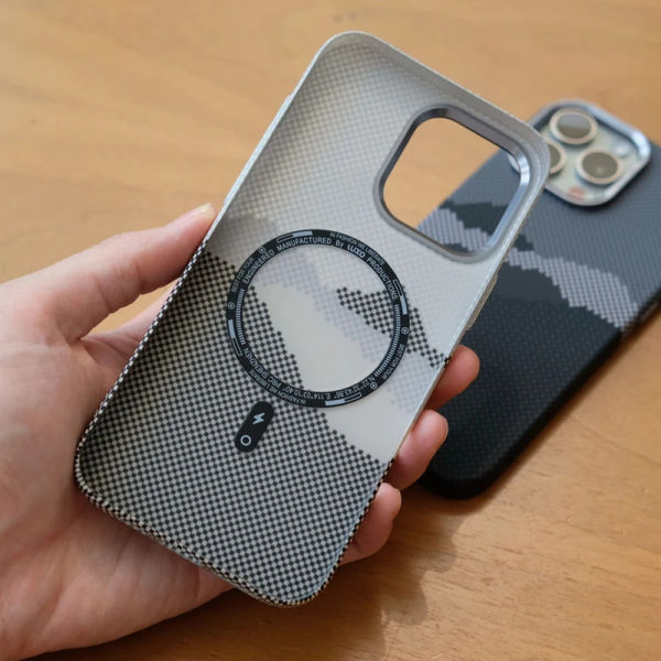 Premium Carbon Fiber Tribal Case with MagSafe Compatibility for iPhone 15 16 Series – Stylish, Durable, Lightweight Protection for the Modern User - Image 4