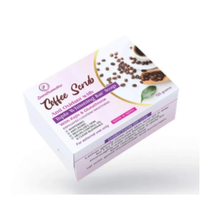 Premium Coffee Scrub Anti Oxidant with Triple Whitening Bar Soap | Kojic Acid and Glutathione | Exfoliates , Lightens , Whitens , Anti Aging - 135 gm - by Zuwa Cosmetics