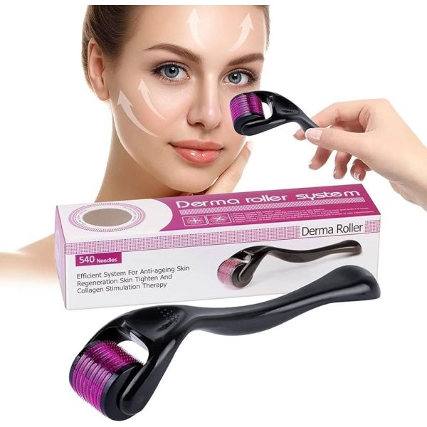Premium Dermaa Micro Needle Roller for Skin Rejuvenation and Anti-Aging, Salon-Grade Beauty Tool - Image 2