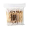 Premium Eco-Friendly Cotton Buds 100% COTTON BUDS Ear Cleaning 100 STICKS Removing Dust & Dirt Multipurpose Double tip cotton