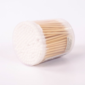 Premium Eco-Friendly Cotton Buds 100% COTTON BUDS Ear Cleaning 200 STICKS Removing Dust & Dirt Multipurpose Double tip cotton